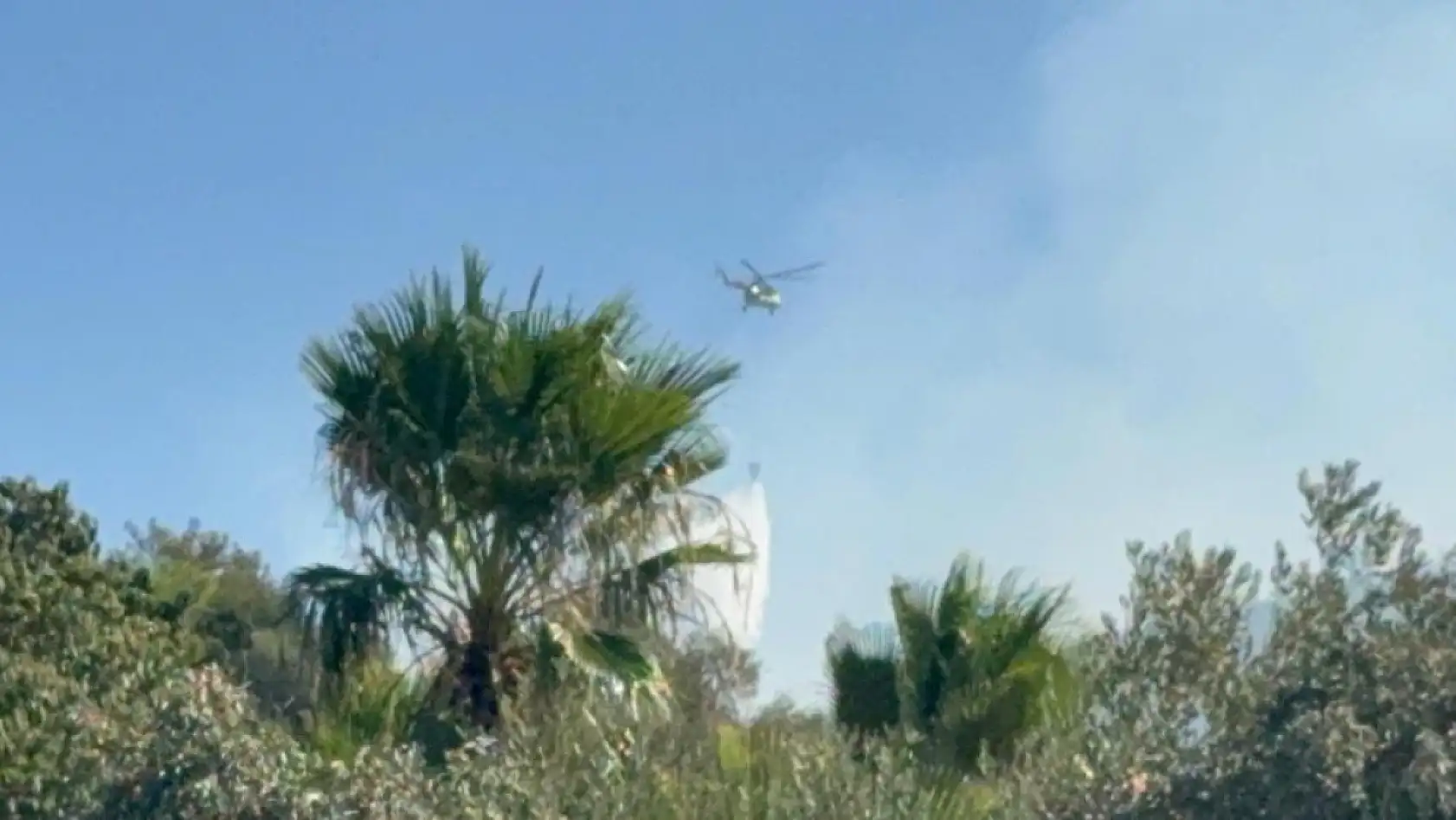 Muğla'da ekipler 3 bölgede alevlerle mücadele ediyor