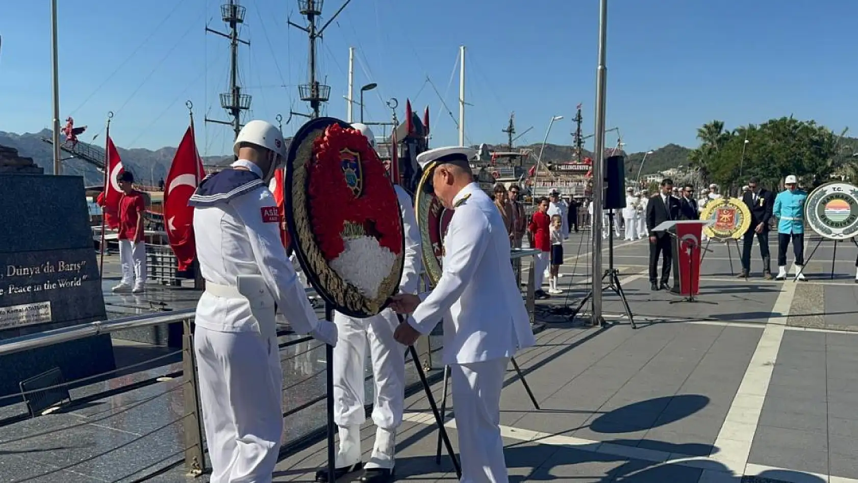 Marmaris gazilerini unutmadı
