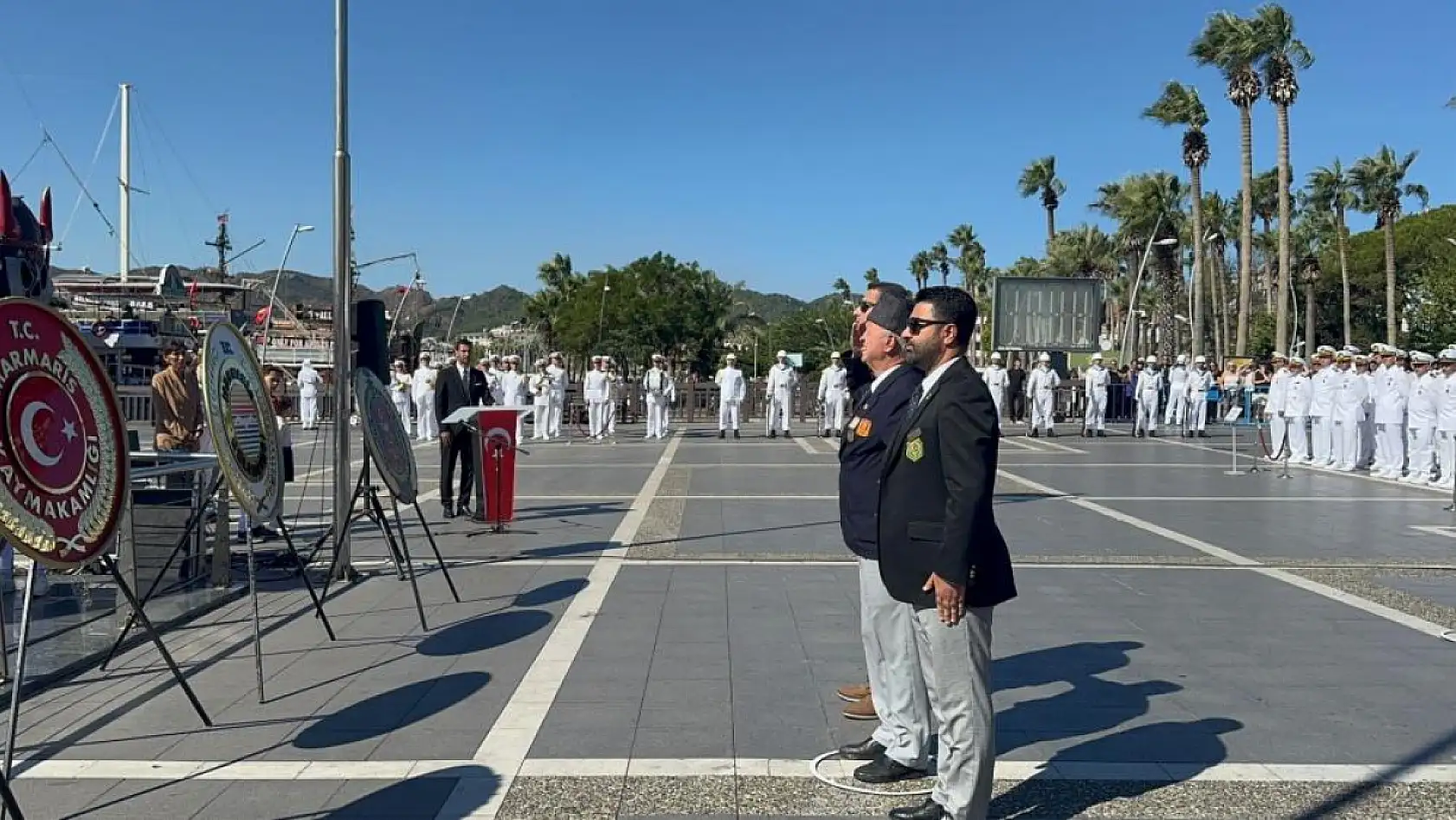 Marmaris gazilerini unutmadı