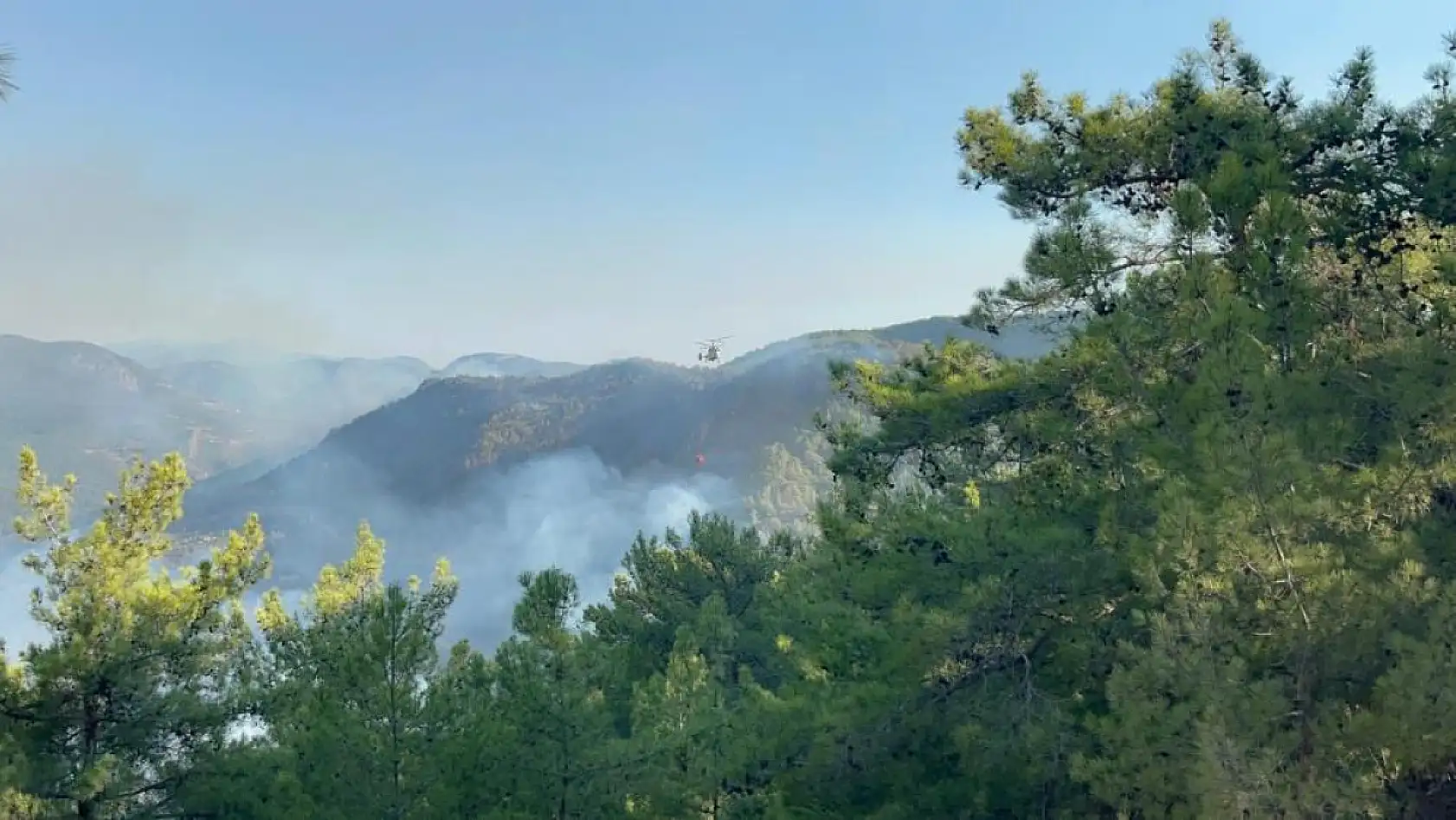 Alanya'da 3 mahalledeki orman yangını kontrol altında: 400 hektar alan zarar gördü