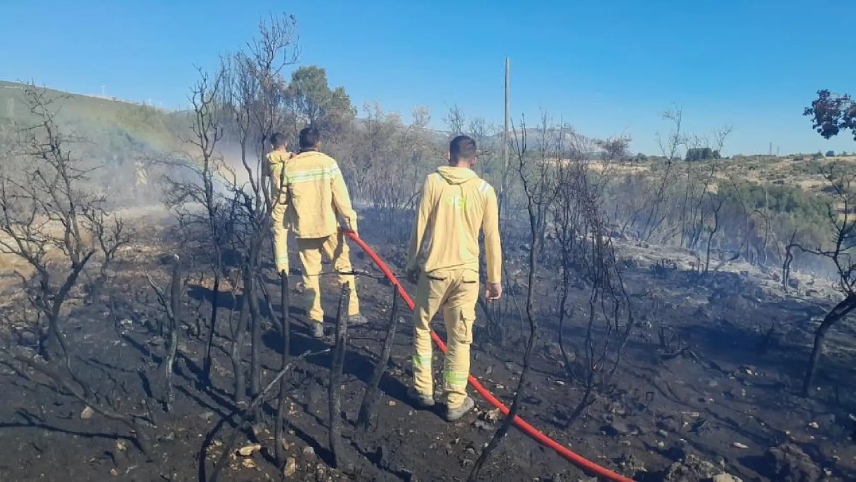 Muğla Menteşe'de çıkan yangın söndürüldü