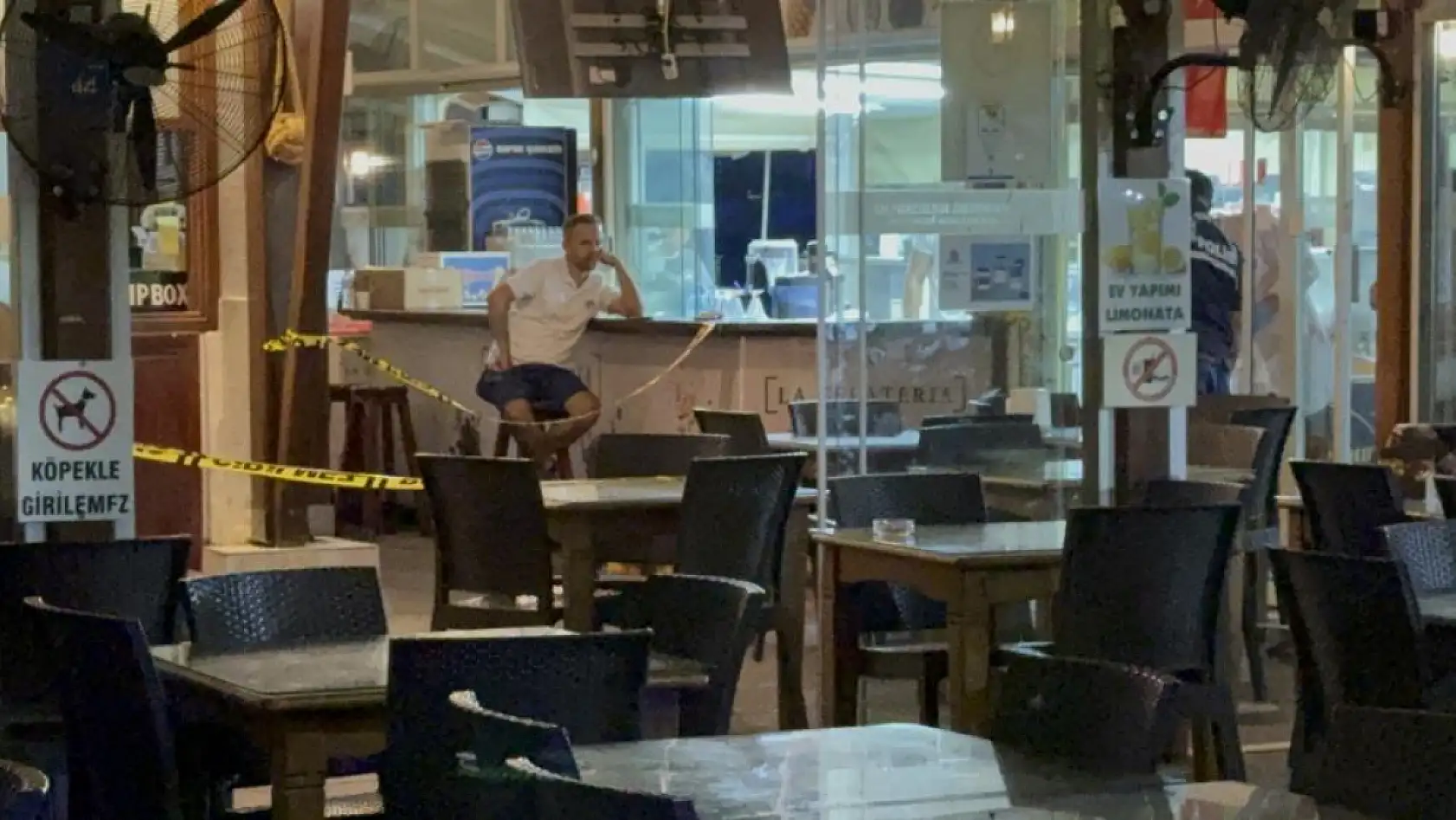 Bodrum'da hesap kavgasında kafeyi kurşun yağmuruna tuttular