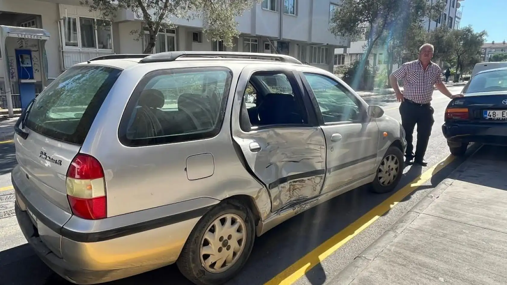 Menteşe'de trafik kazası: 1 yaralı