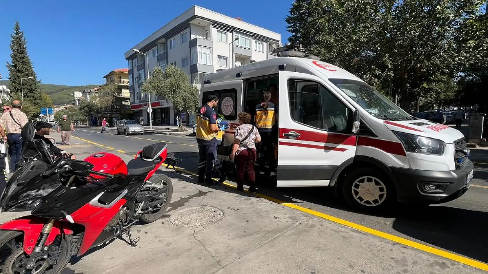 Menteşe'de trafik kazası: 1 yaralı