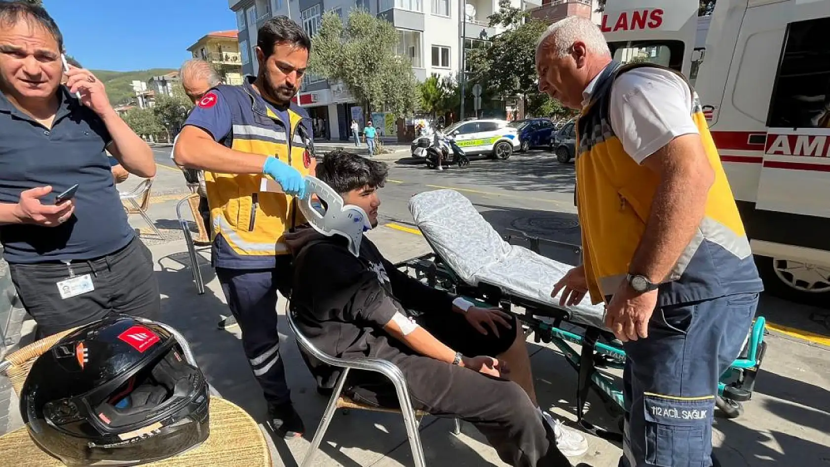 Menteşe'de trafik kazası: 1 yaralı