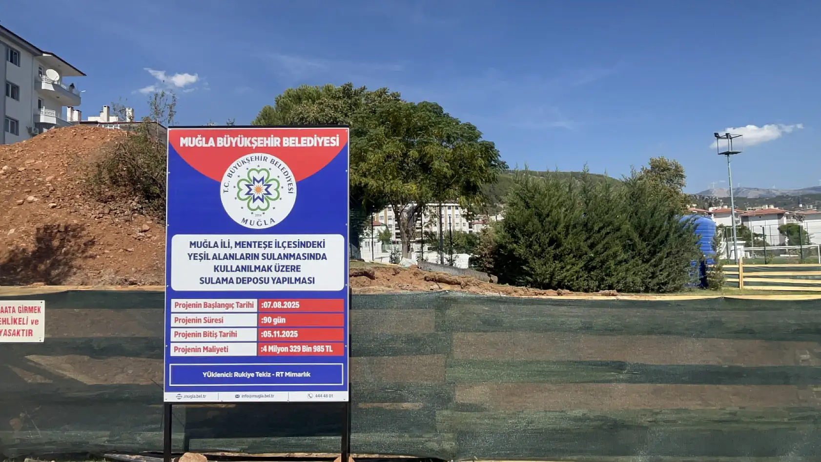 Muğla'da su deposu çalışmalarında tarihi eserler bulundu, alan koruma altına alındı