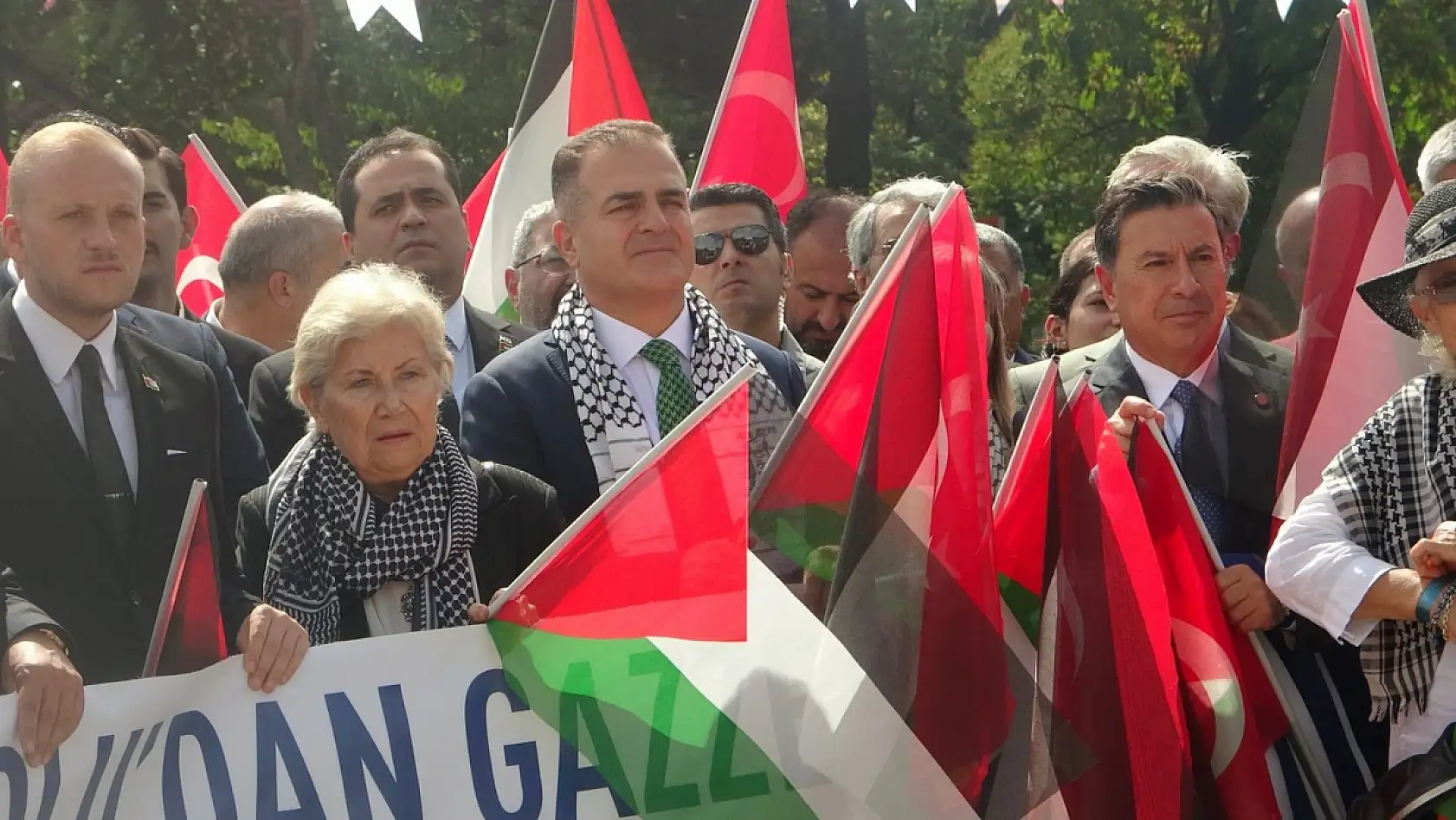 Muğla'da Gazze için Sumud Filosu'na destek mitingi