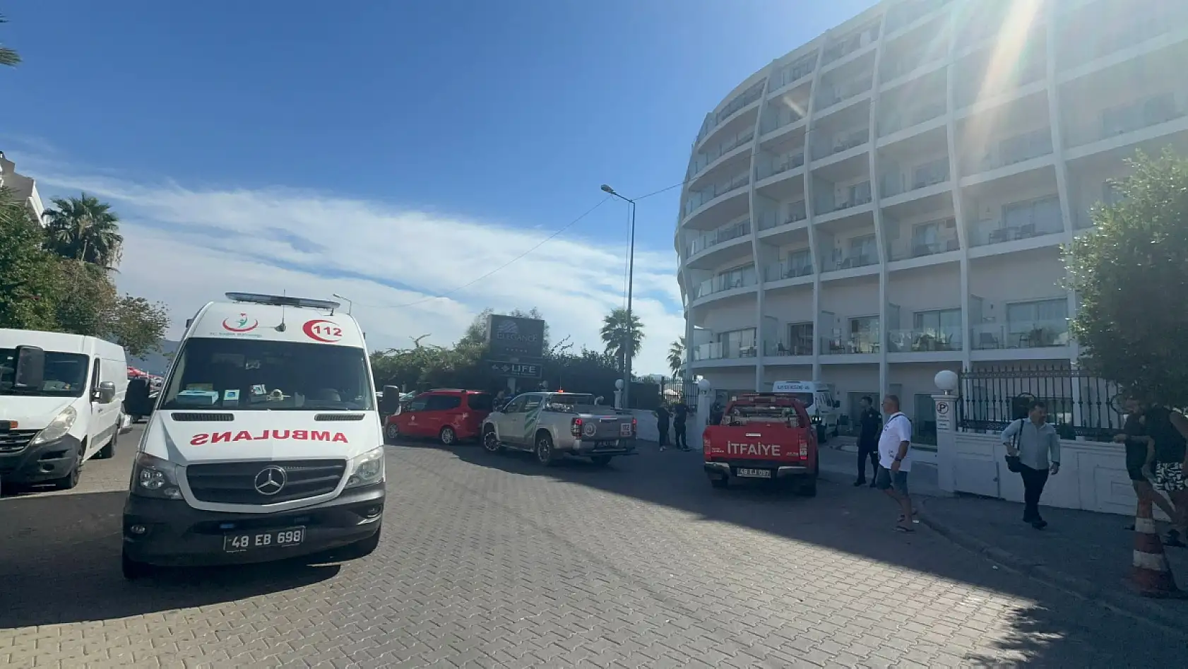 Marmaris'te otelde patlama: 3 yaralı