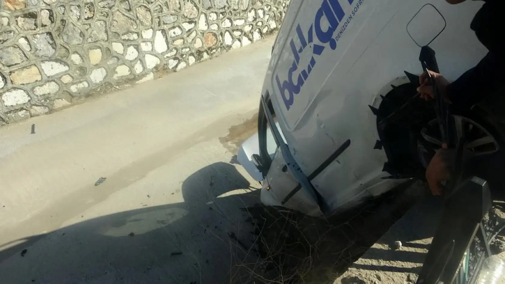 Muğla'daki Kazada emniyet kemeri hayat kurtardı