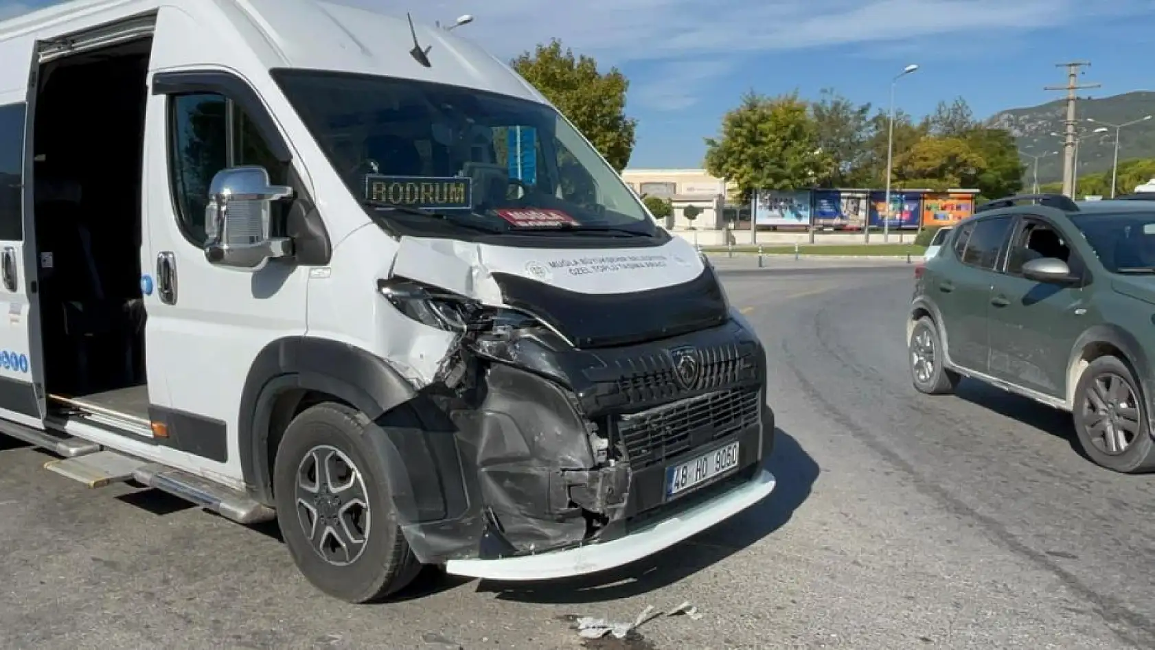 Menteşe'de zincirleme trafik kazası