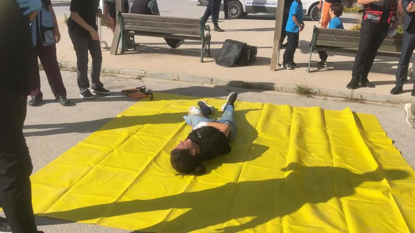 Datça Devlet Hastanesi'nde HAP tatbikatı yapıldı