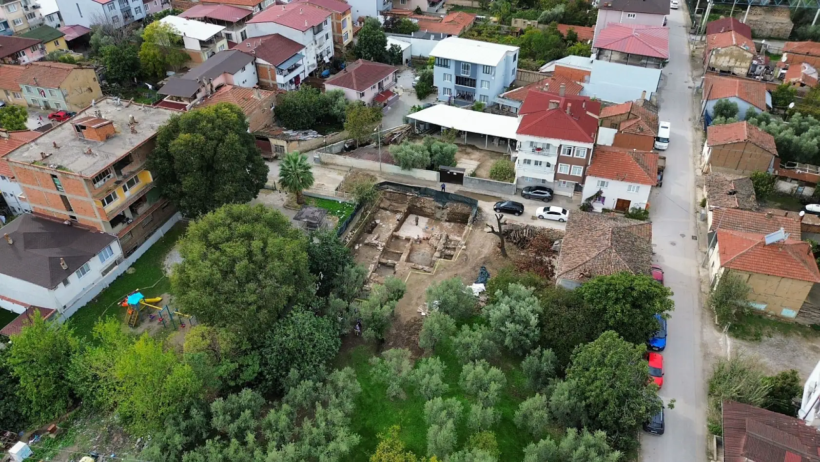 400 metrekarelik dev mozaik gün yüzüne çıkarıldı