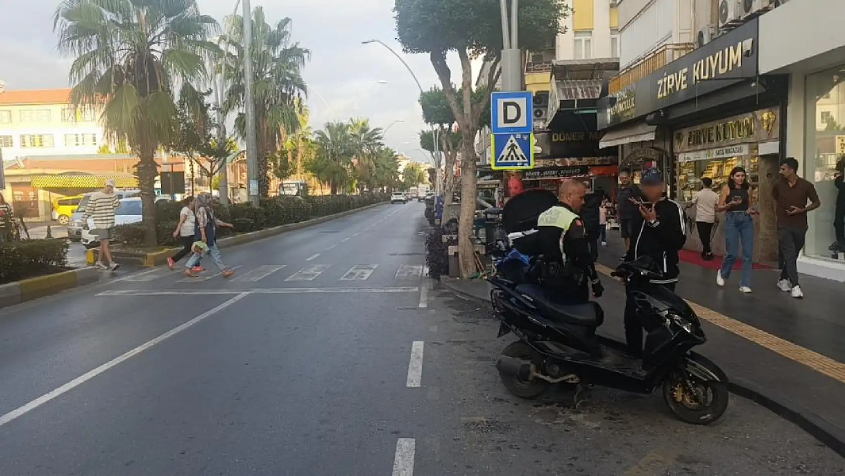 Yayaya yol veren otomobile arkadan çaptı: 41 bin 163 TL ceza yedi