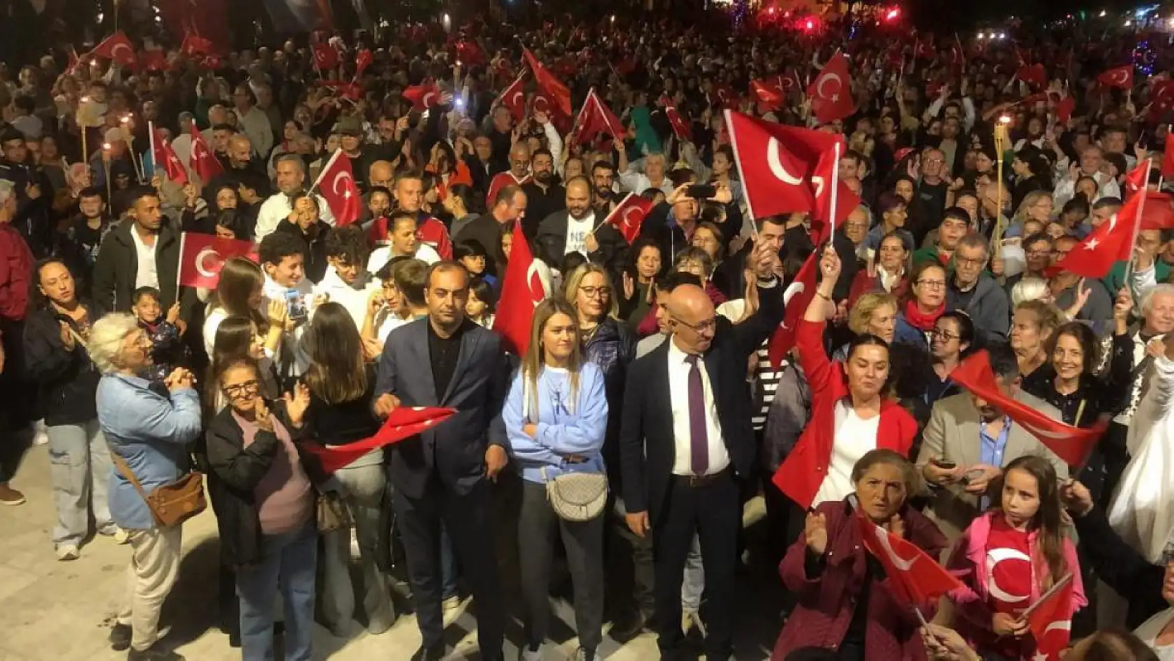 Datça'da Cumhuriyet Bayramı büyük coşkuyla kutlandı