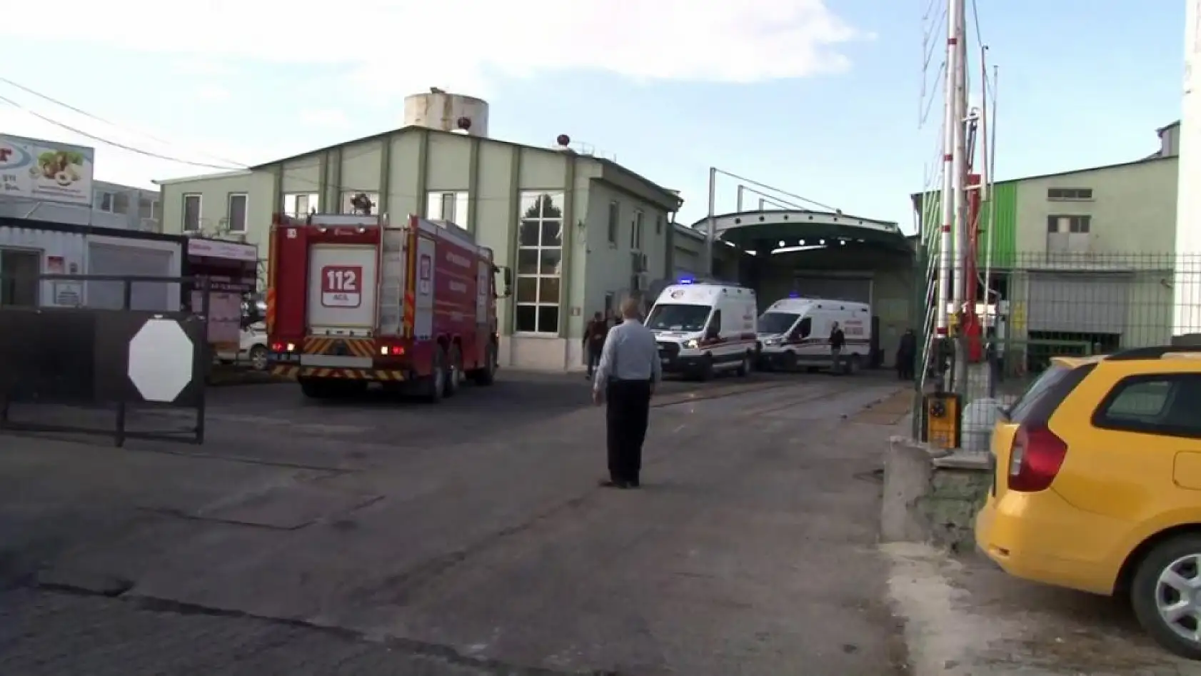 Yağ fabrikasında patlama: 2 işçi yaralandı