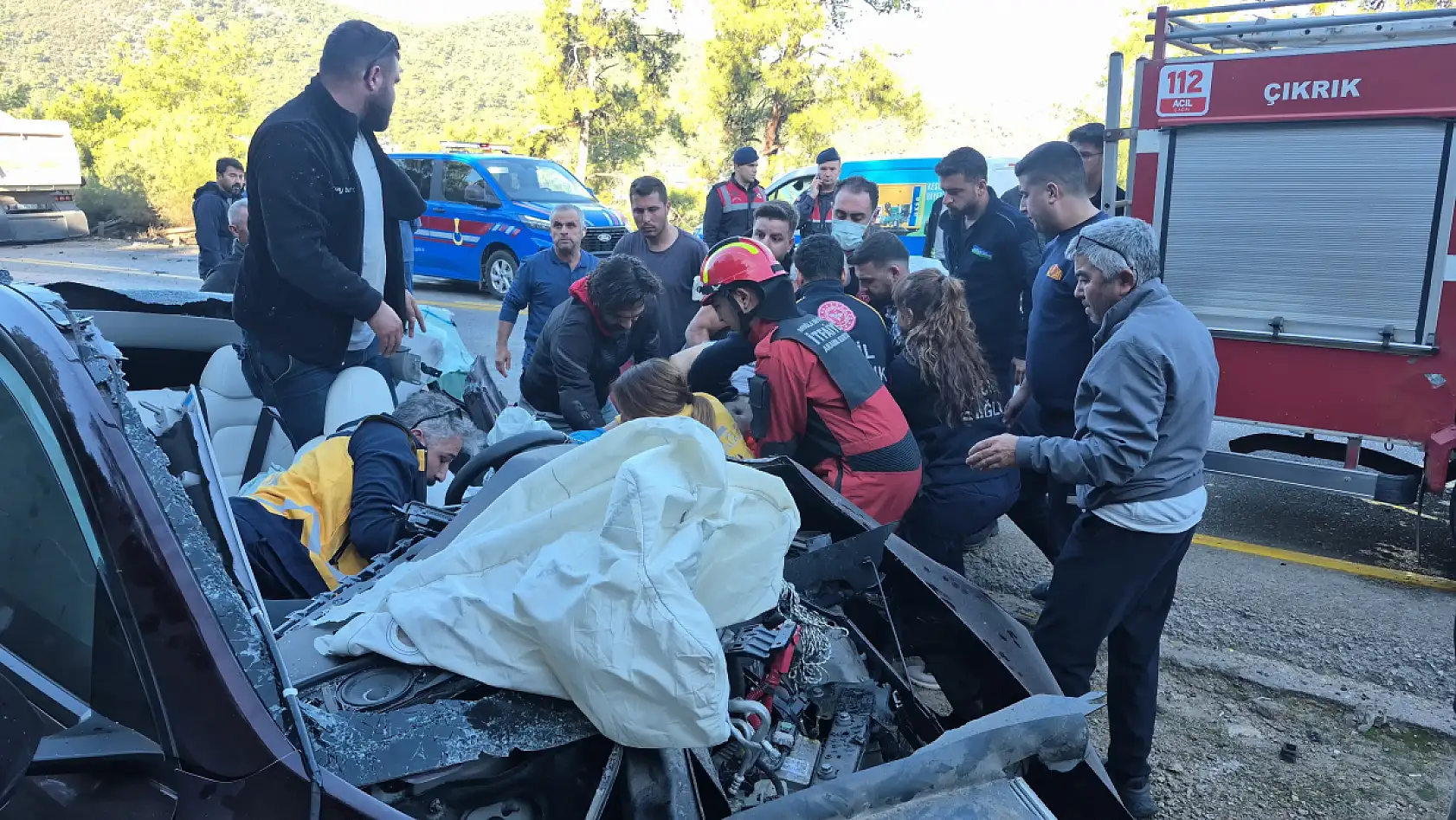 Bodrum'da feci kaza: 1'i ağır 2 yaralı