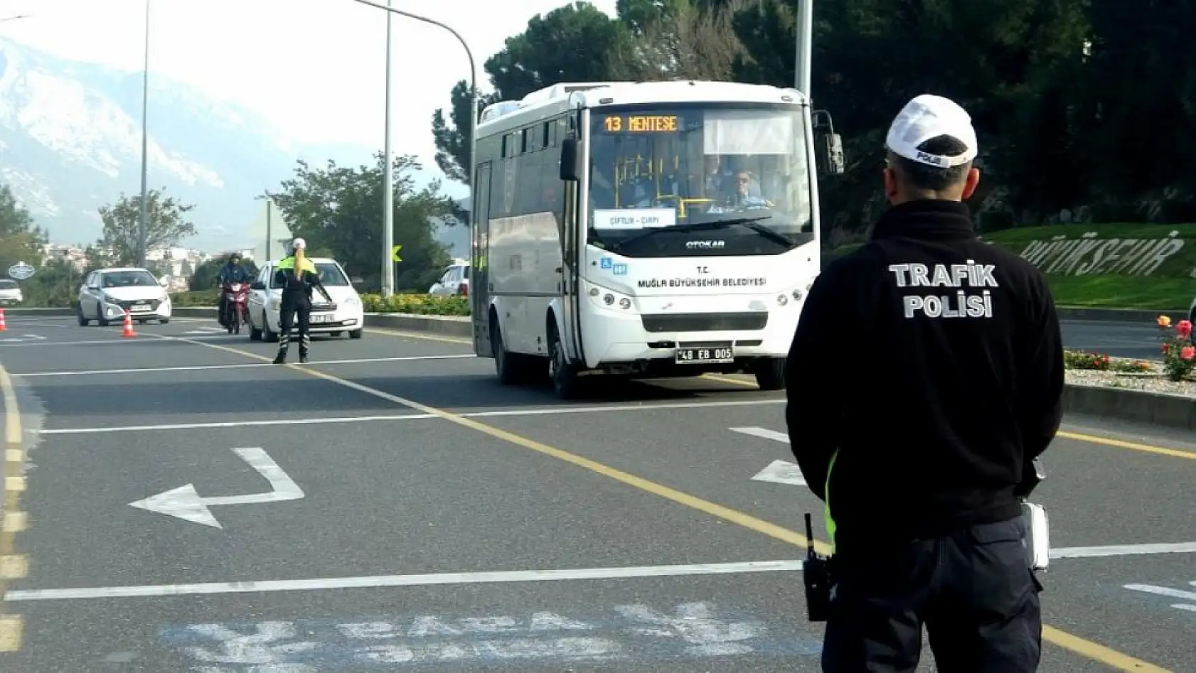 Muğla'da trafik denetimlerinde 'drone' dönemi