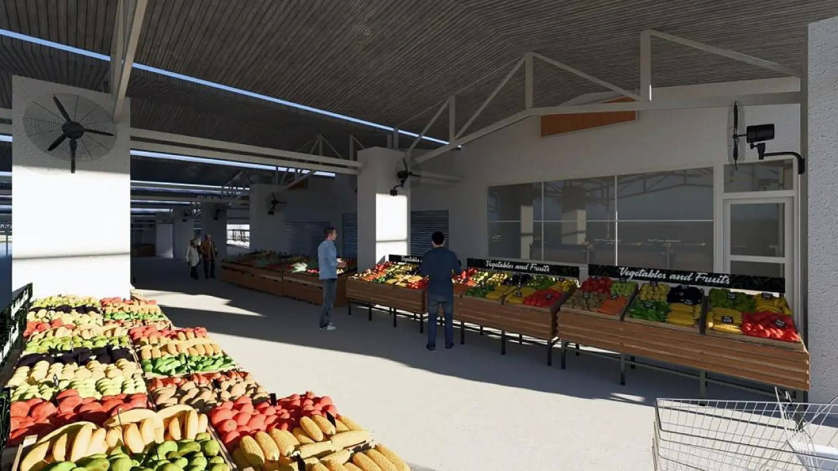 Muğla Büyükşehir Yatağan pazar yerini yeniliyor