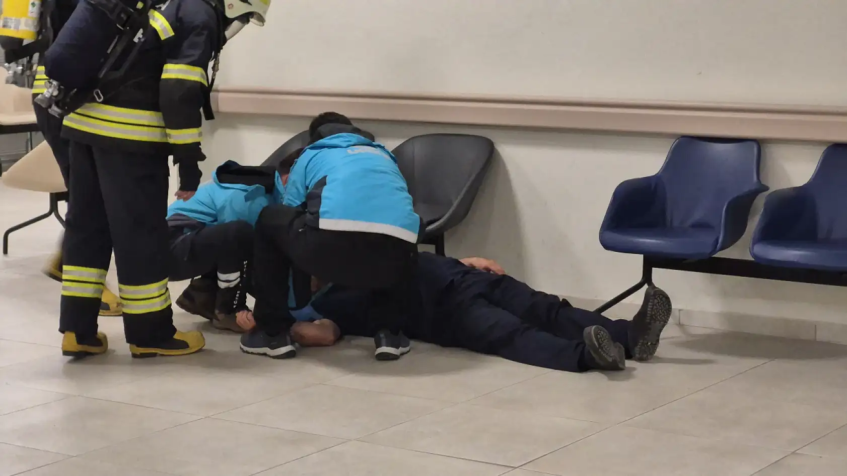 Bodrum'da gerçeğini aratmayan tatbikat