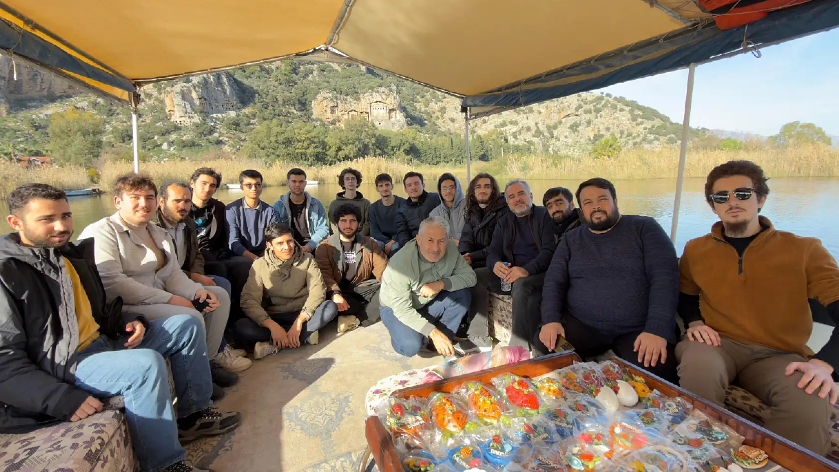 Menteşe gençleri Dalyan Kaunos'ta tarih ve doğayla buluştu