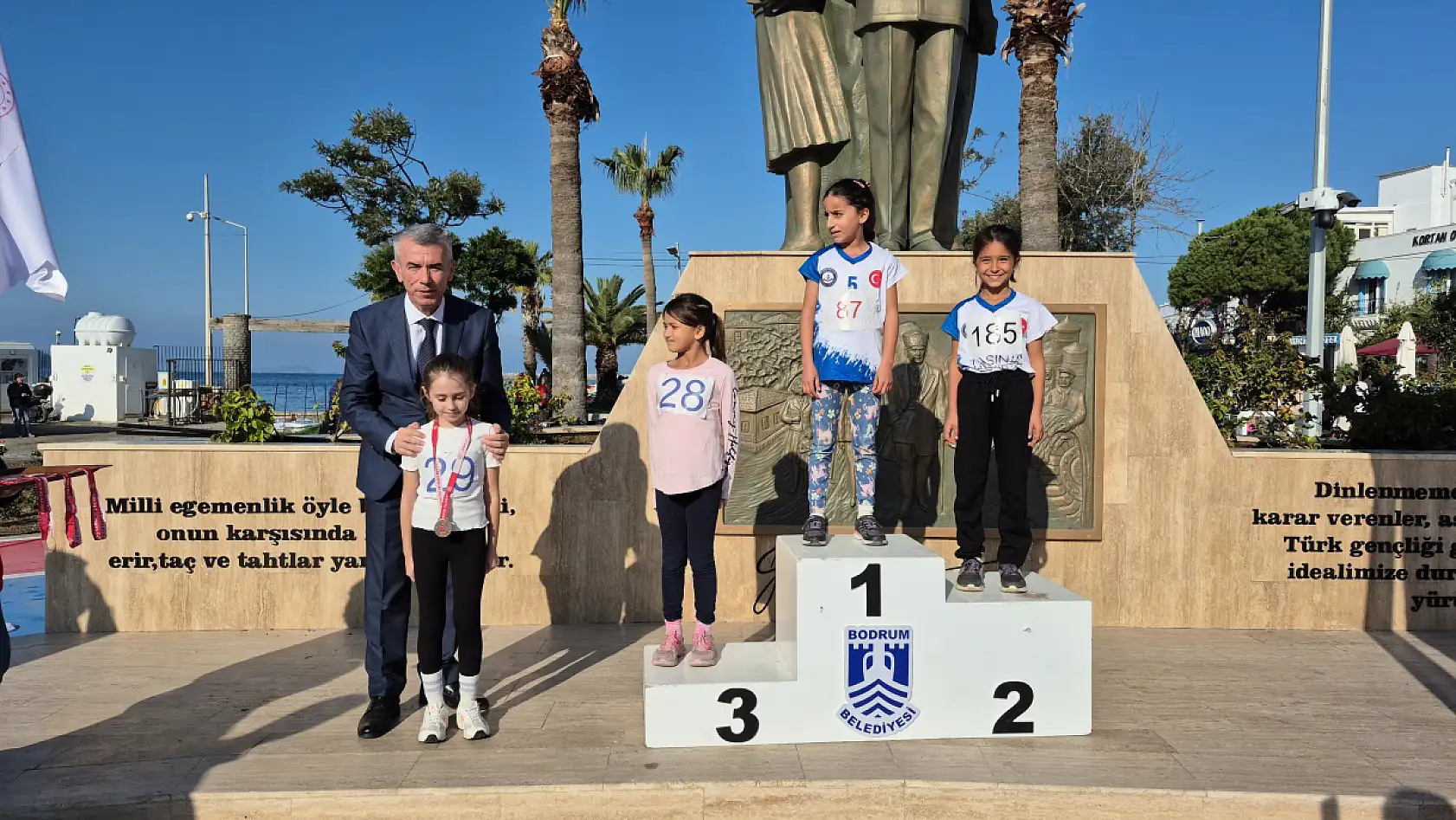 Bodrum'da Büyük Atatürk Koşusu yapıldı