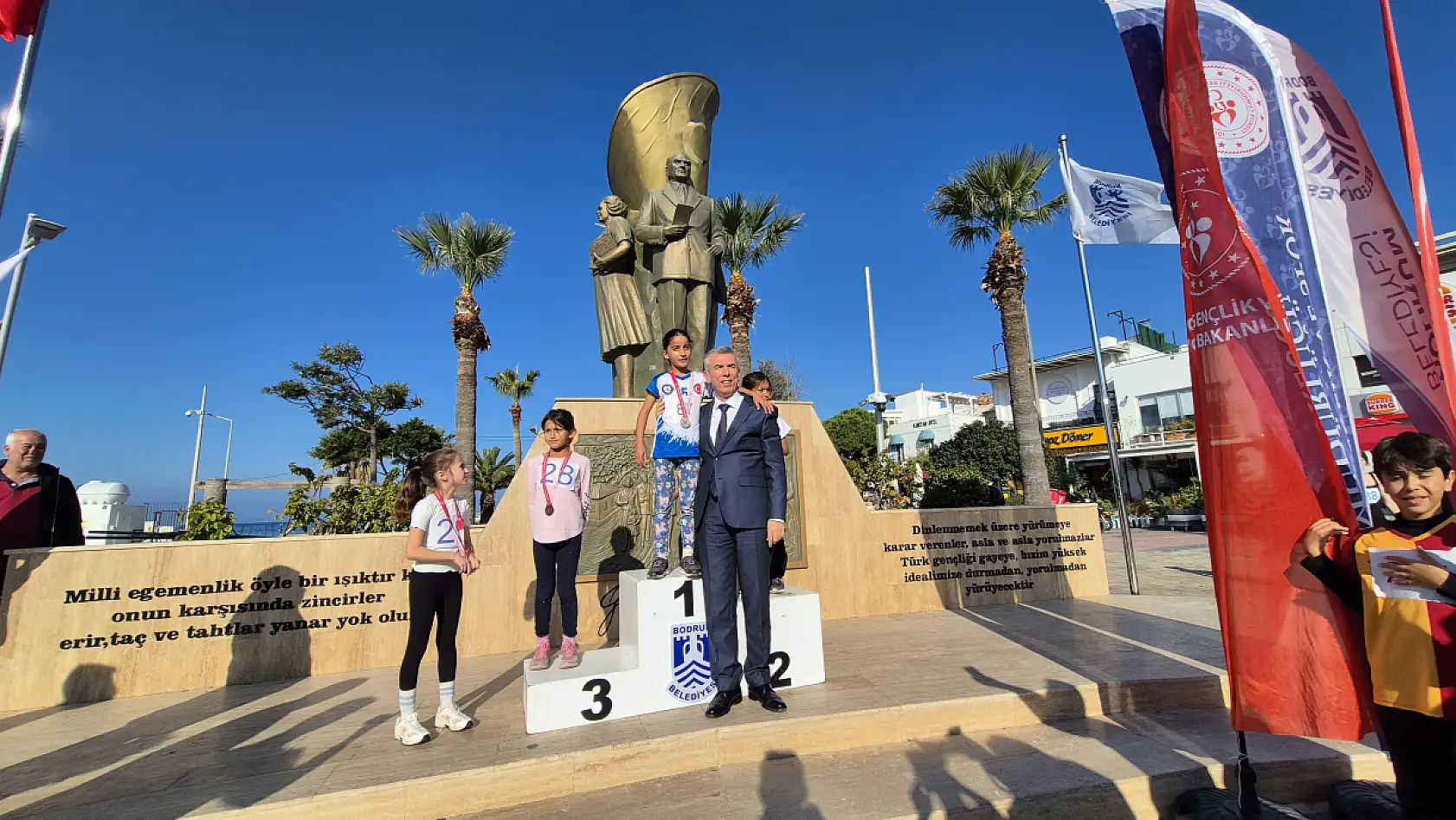Bodrum'da Büyük Atatürk Koşusu yapıldı