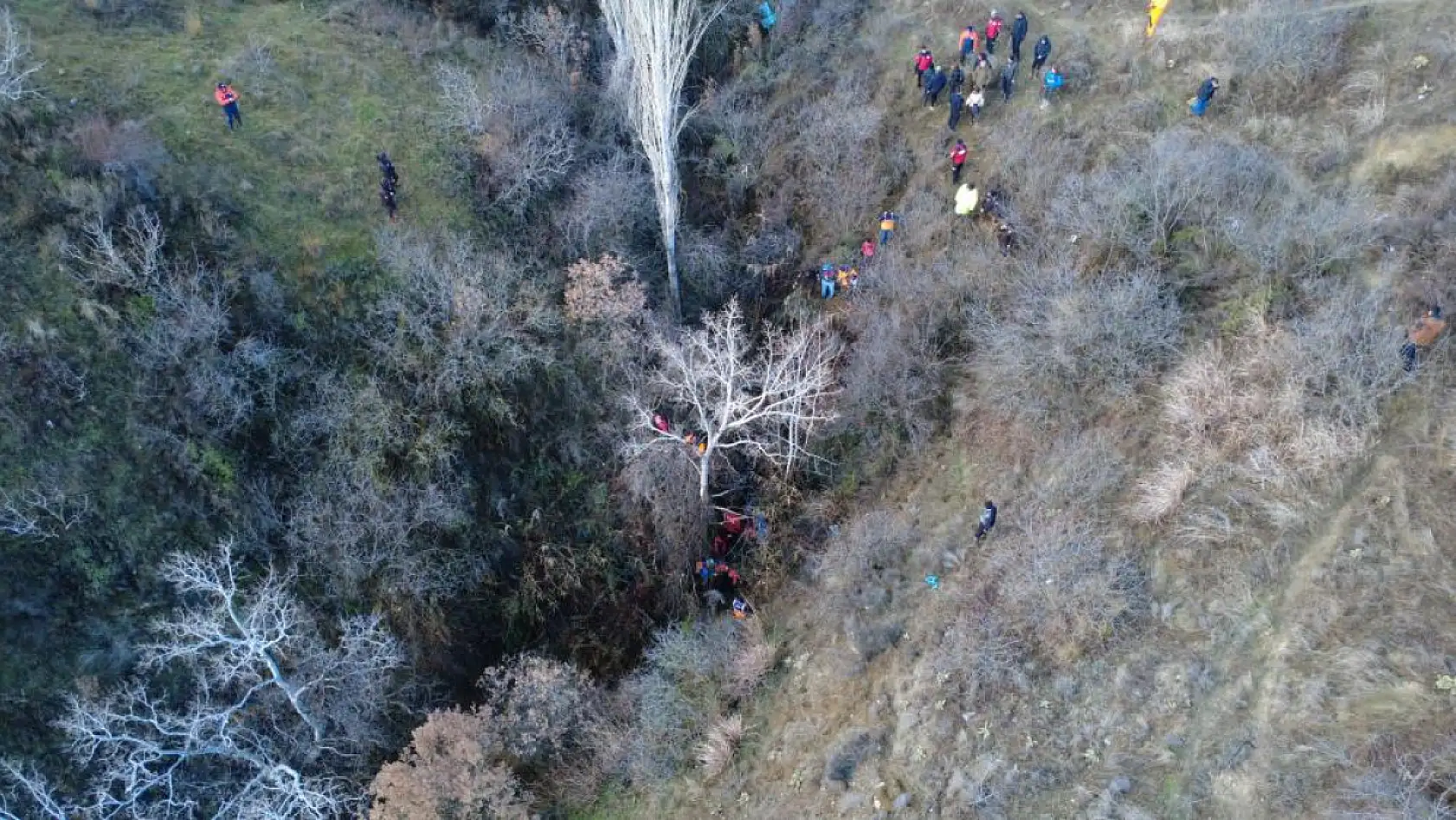 Kayıp olarak aranan kadın dere yatağında ölü bulundu