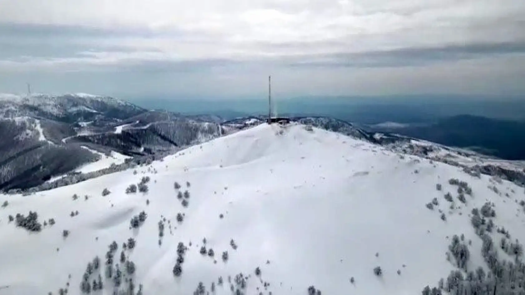 Kavaklıdere beyaza büründü