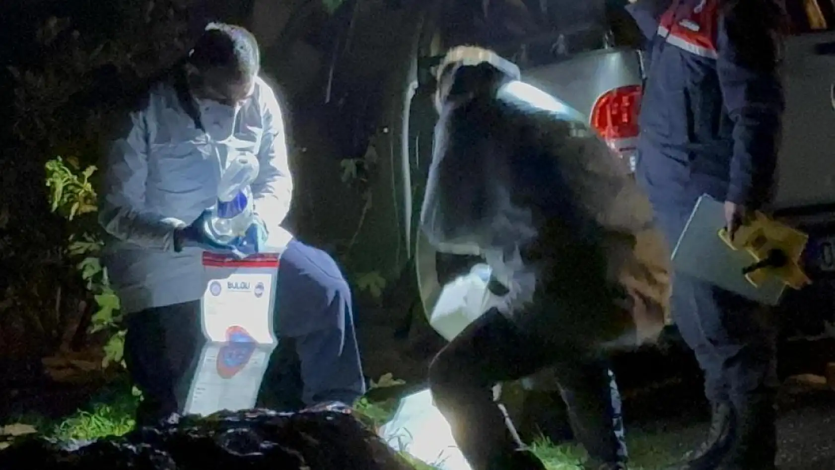 Araç içinde yanmış ceset olayında 4 gözaltı