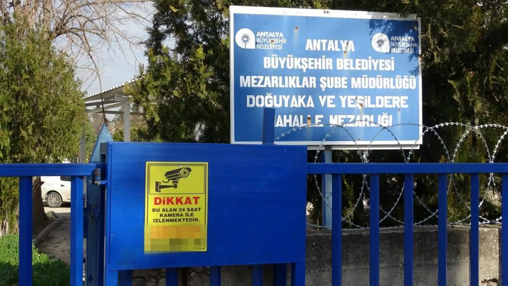 Babasının mezarındaki çiçekleri söküp uyuşturucu sakladılar