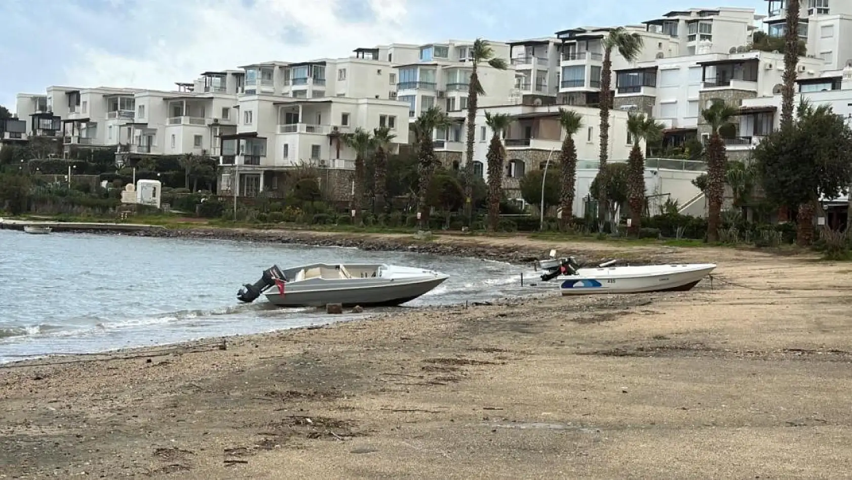 Bodrum'da fırtına etkili oldu