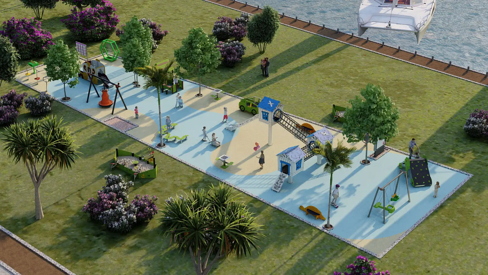 Muğla Büyükşehir'den Bodrum'un Kalbine Gelişim Odaklı Oyun Alanı