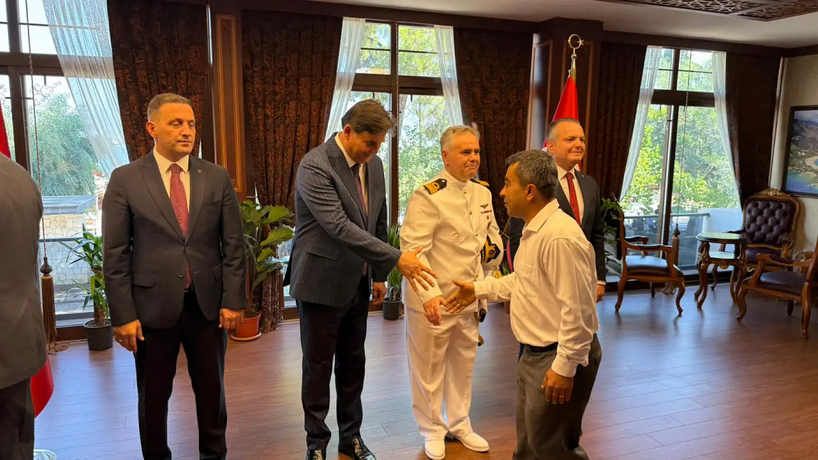 Fethiye Kaymakamlığı'nda Bayramlaşma Töreni Gerçekleştirildi
