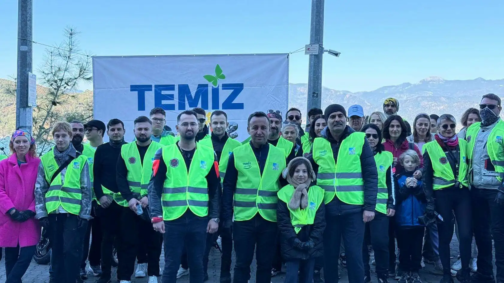 Fethiye Aşıklar Tepesi'nde Çevre Temizliği Etkinliği