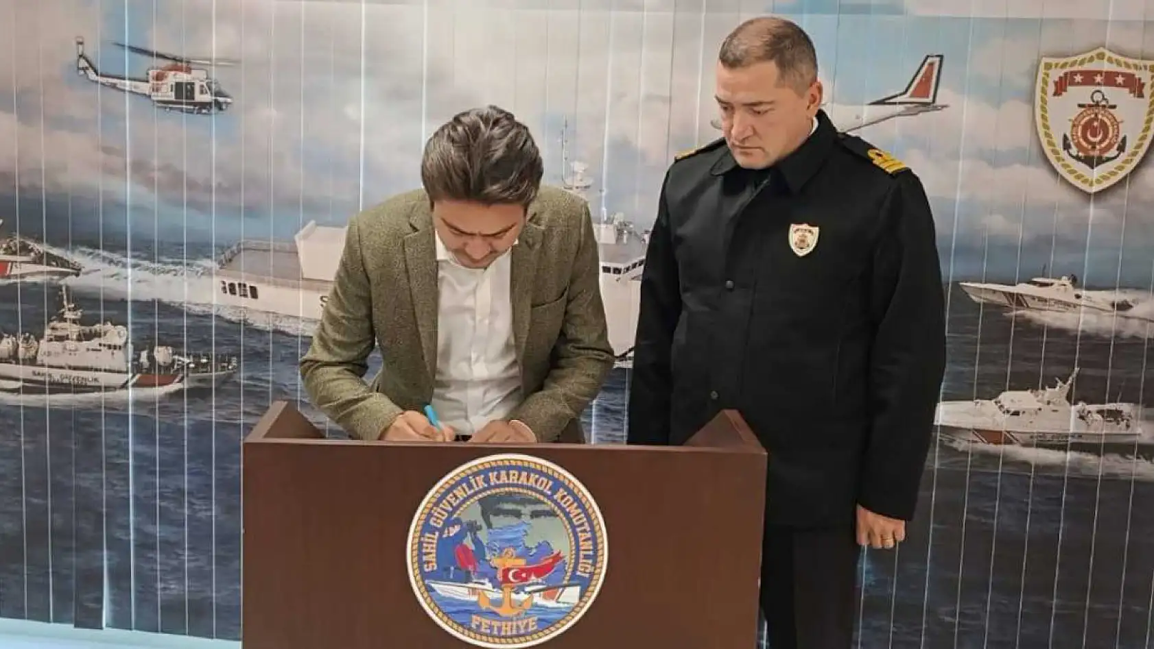 Kaymakam Dilekli'den Fethiye Sahil Güvenlik Karakoluna Ziyaret