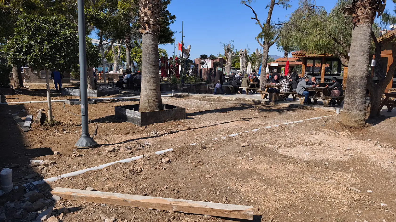 Fethiye Bahriye Üçok Parkı yenileniyor