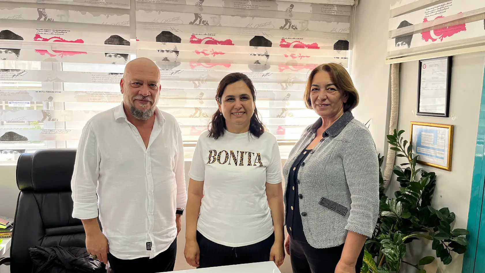 Muğla İnternet Gazetecileri Derneği'nden Muğla Yenigün'e ziyaret