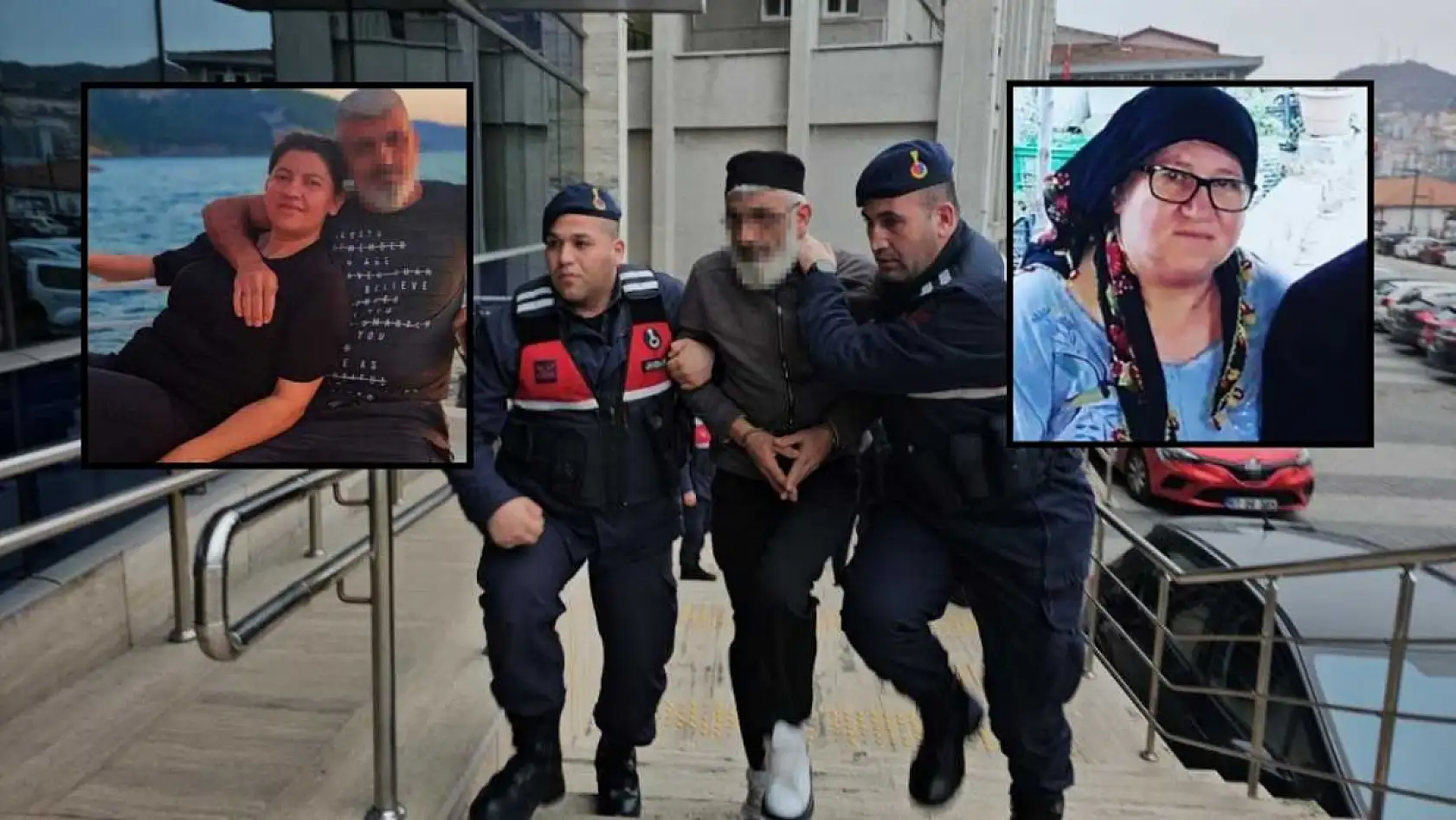 Çifte cinayetin zanlısı adliyeye sevk edildi