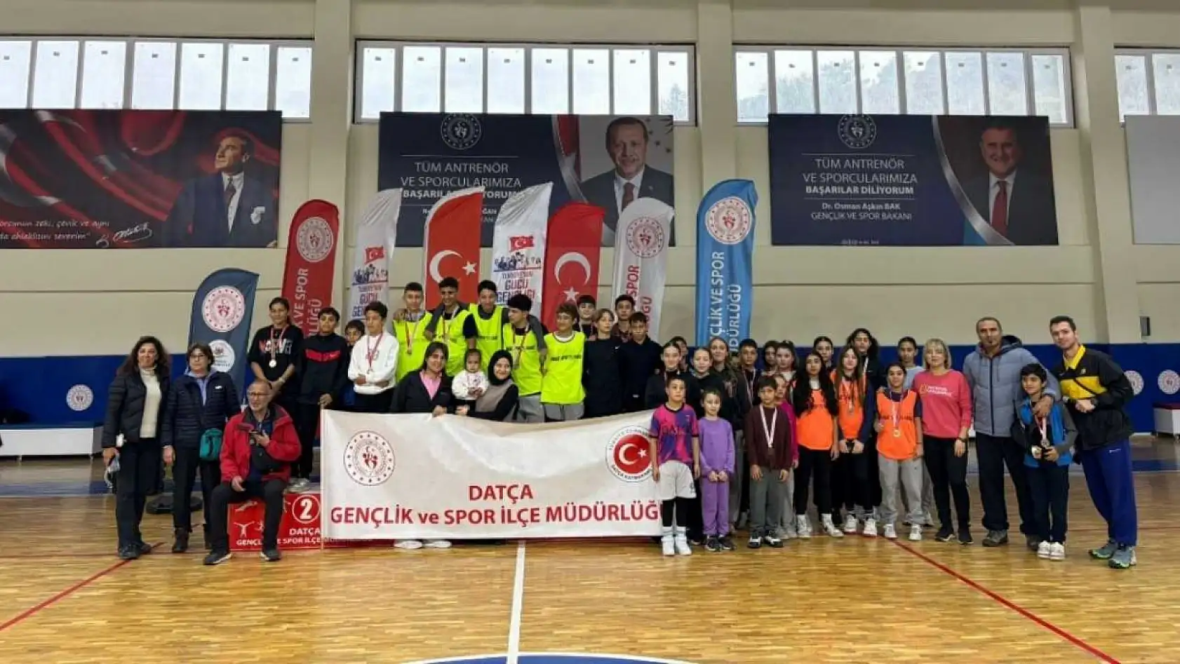 Datça'da 27 Aralık Büyük Atatürk Yol Koşusu tamamlandı