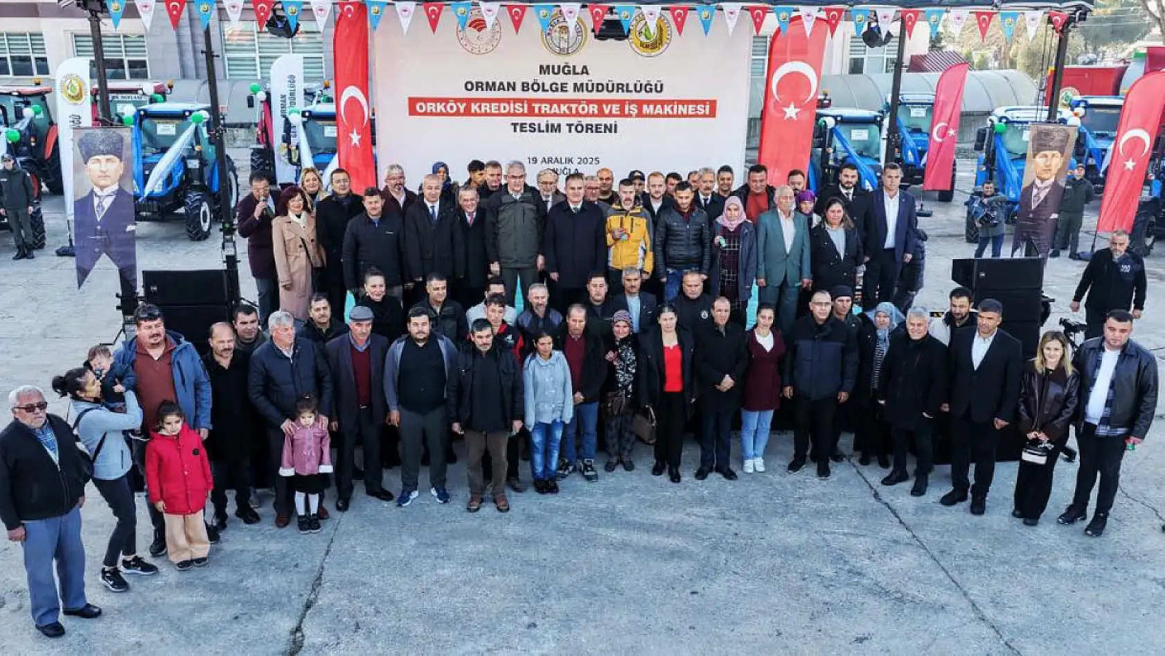 Muğla'da ORKÖY'den kırsal mahallelere sıfır faizli 36 traktör