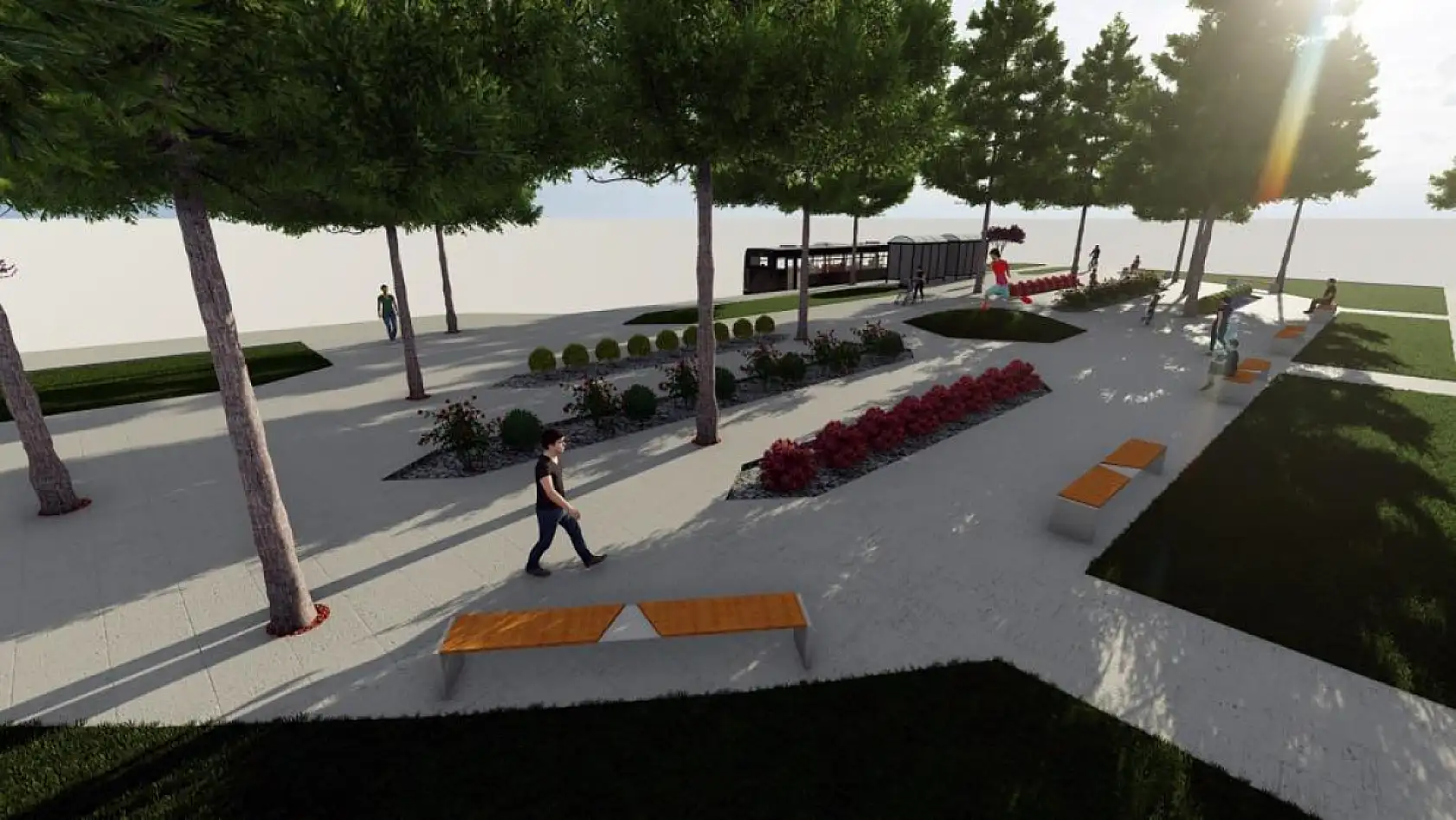 Muğlaspor Parkı'nda yenileme çalışması başladı