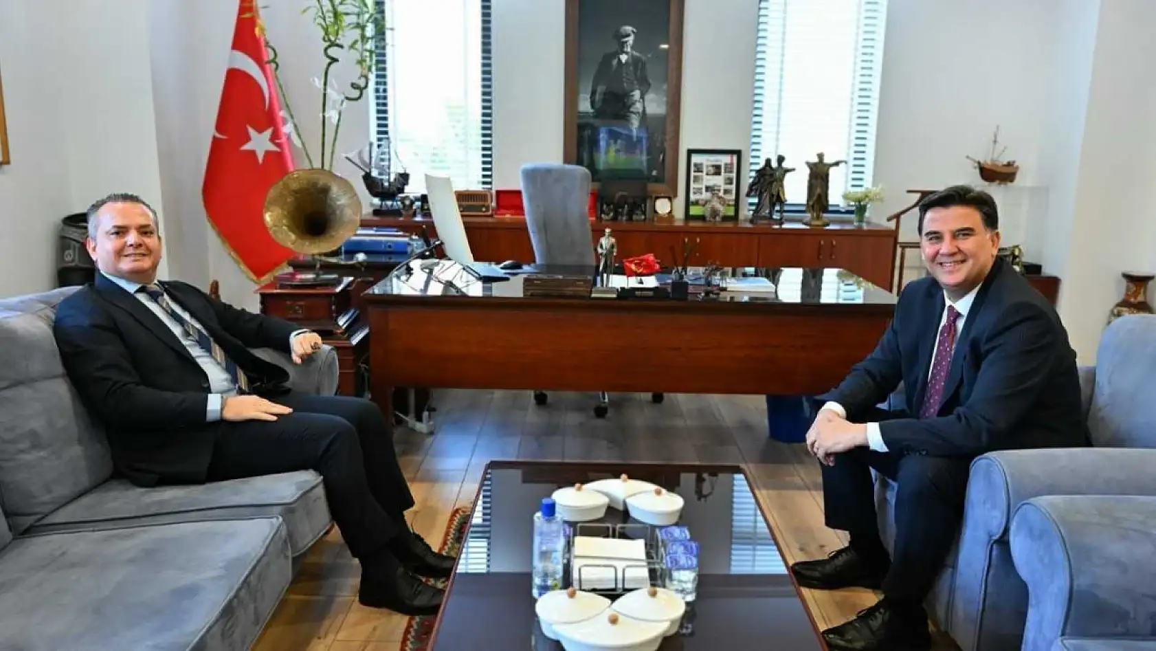 Fethiye Kaymakamı Akkaya'dan Belediye Başkanı Karaca'ya ziyaret