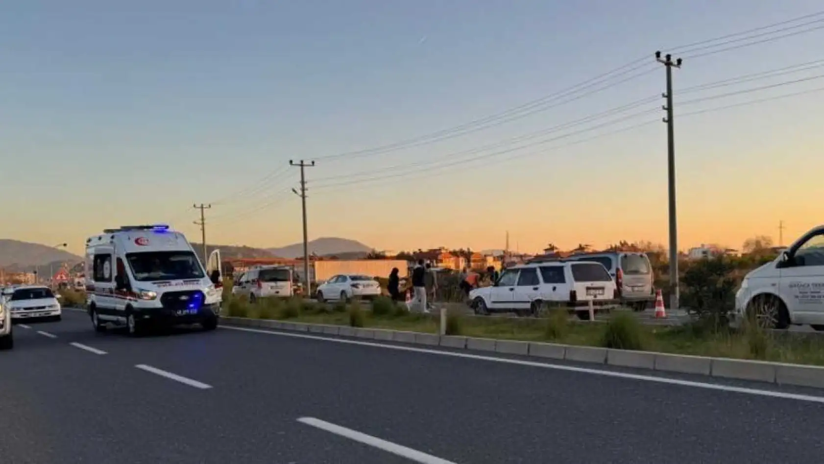 Muğla'da görünmez kaza işçiyi hastanelik etti