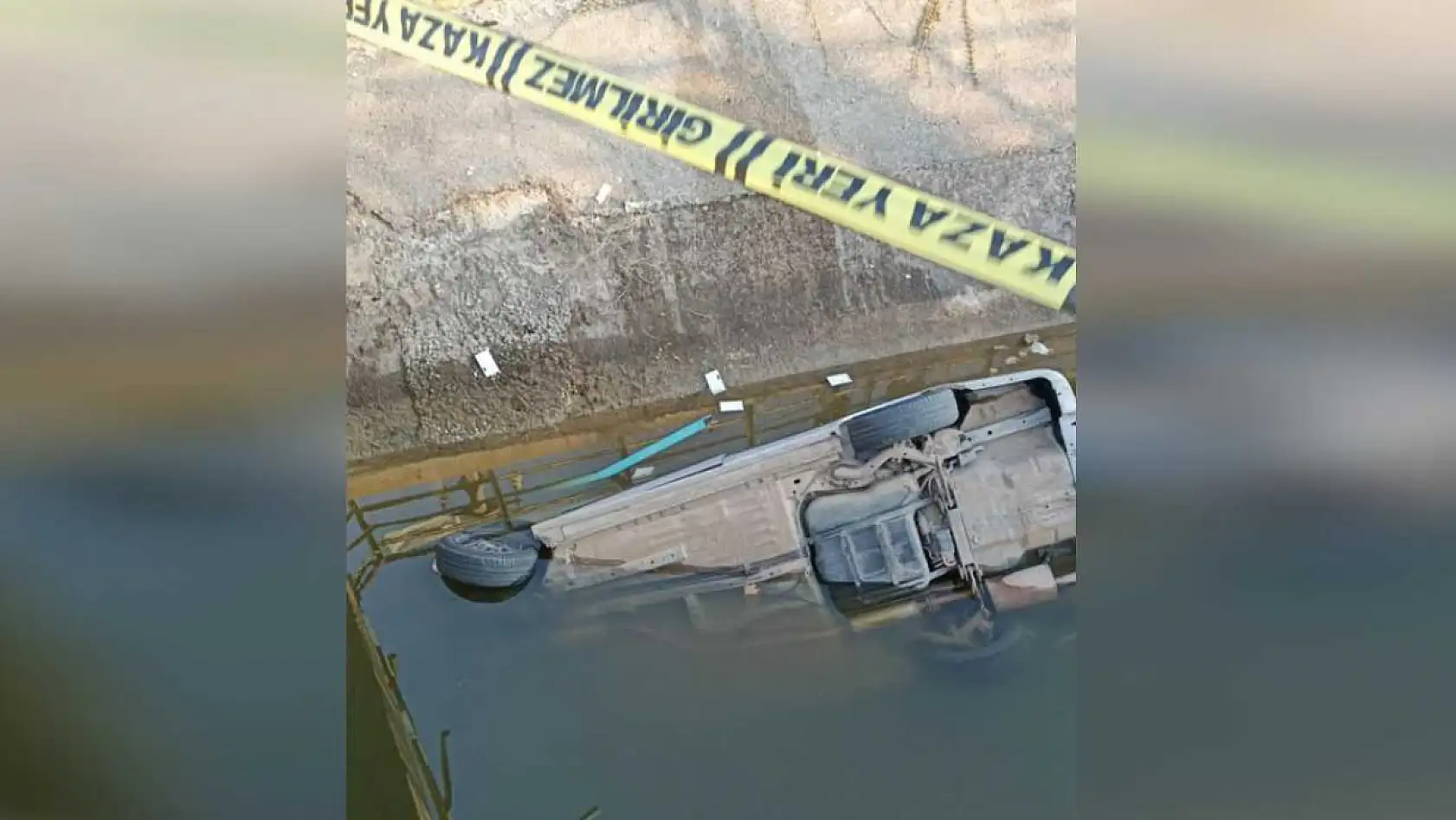 Otomobil su kanalına uçtu! 29 yaşındaki sürücü hayatını kaybetti