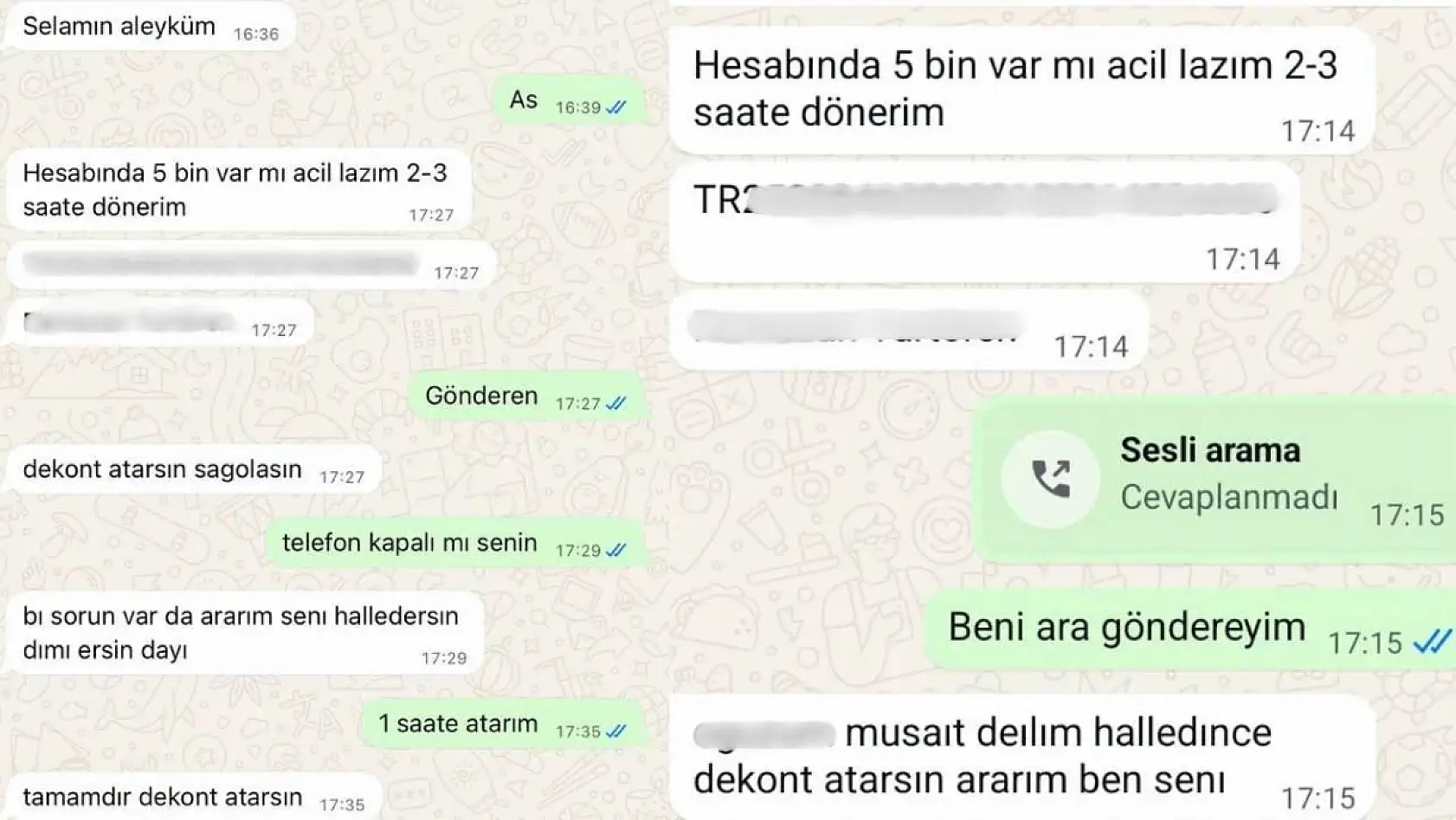 Fethiye'de WhatsApp Dolandırıcılığı! 'Acil Para Lazım' Mesajına Sakın Kanmayın Dolandırıcılar '5 Bin Lira Lazım' Oyunu Başlattı