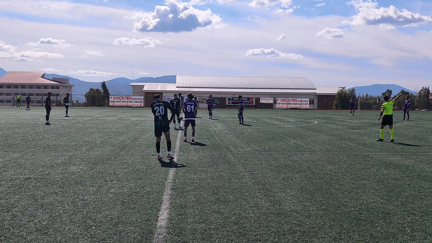 Fethiye'de amatör futbol heyecanı: Eldirekgücüspor:1 Milas Belediyespor: 2