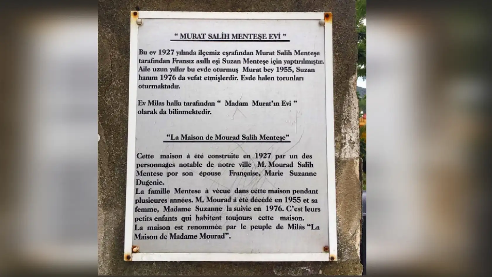 Fransız Zarafetiyle Yüzyıllık Aşkın İzleri: Leylak Saçlı Madame'ın Evi Milas'ta Zamana Direniyor