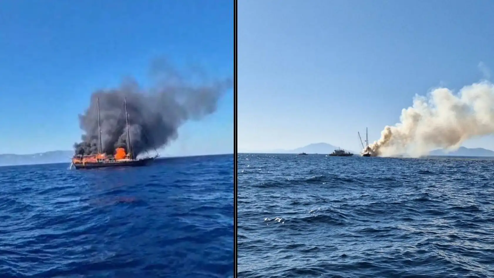 Bodrum'da korku dolu anlar