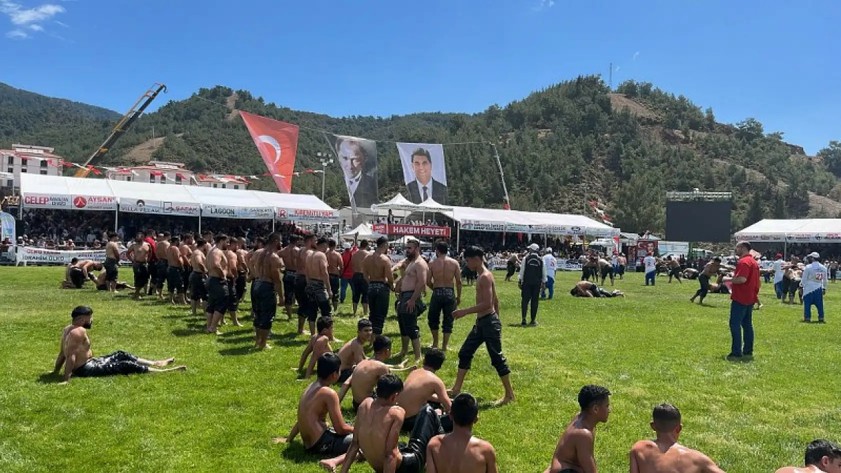 Karaçulha Mustafa Kiremitli 2.Yağlı Güreşleri Fethiye'de Başladı