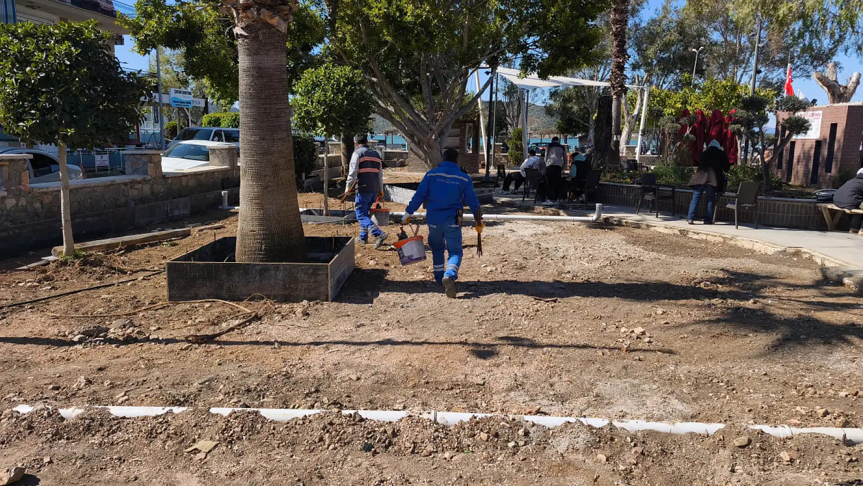 Fethiye Bahriye Üçok Parkı yenileniyor